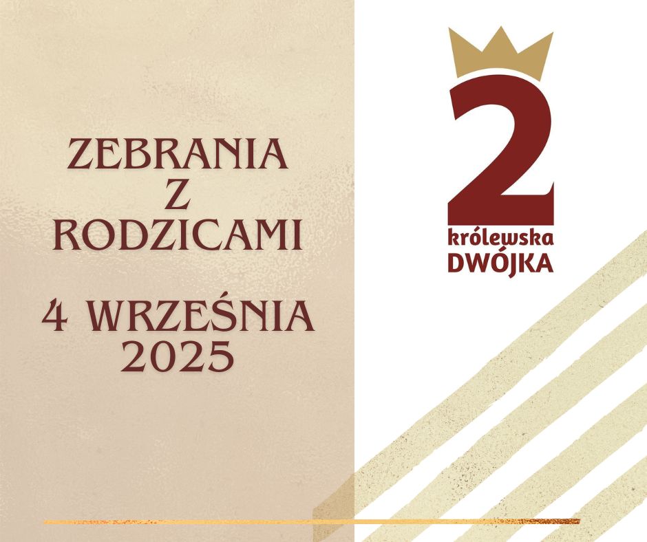 Więcej o: Zebrania z wychowawcami - 4 września 2025 r.