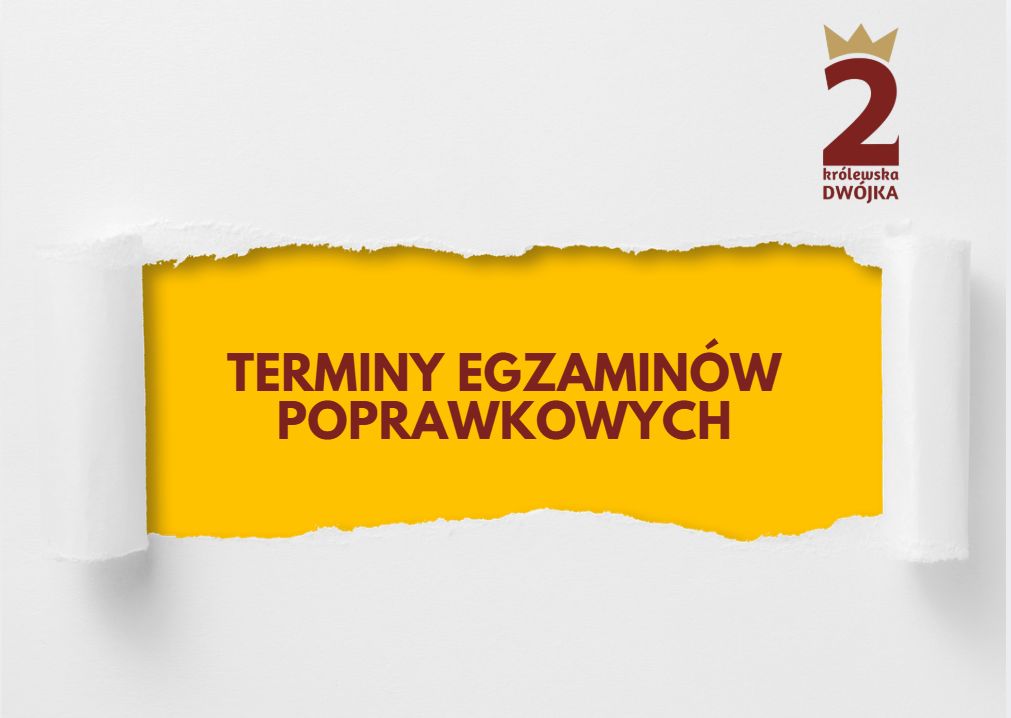 Więcej o: Terminy egzaminów poprawkowych