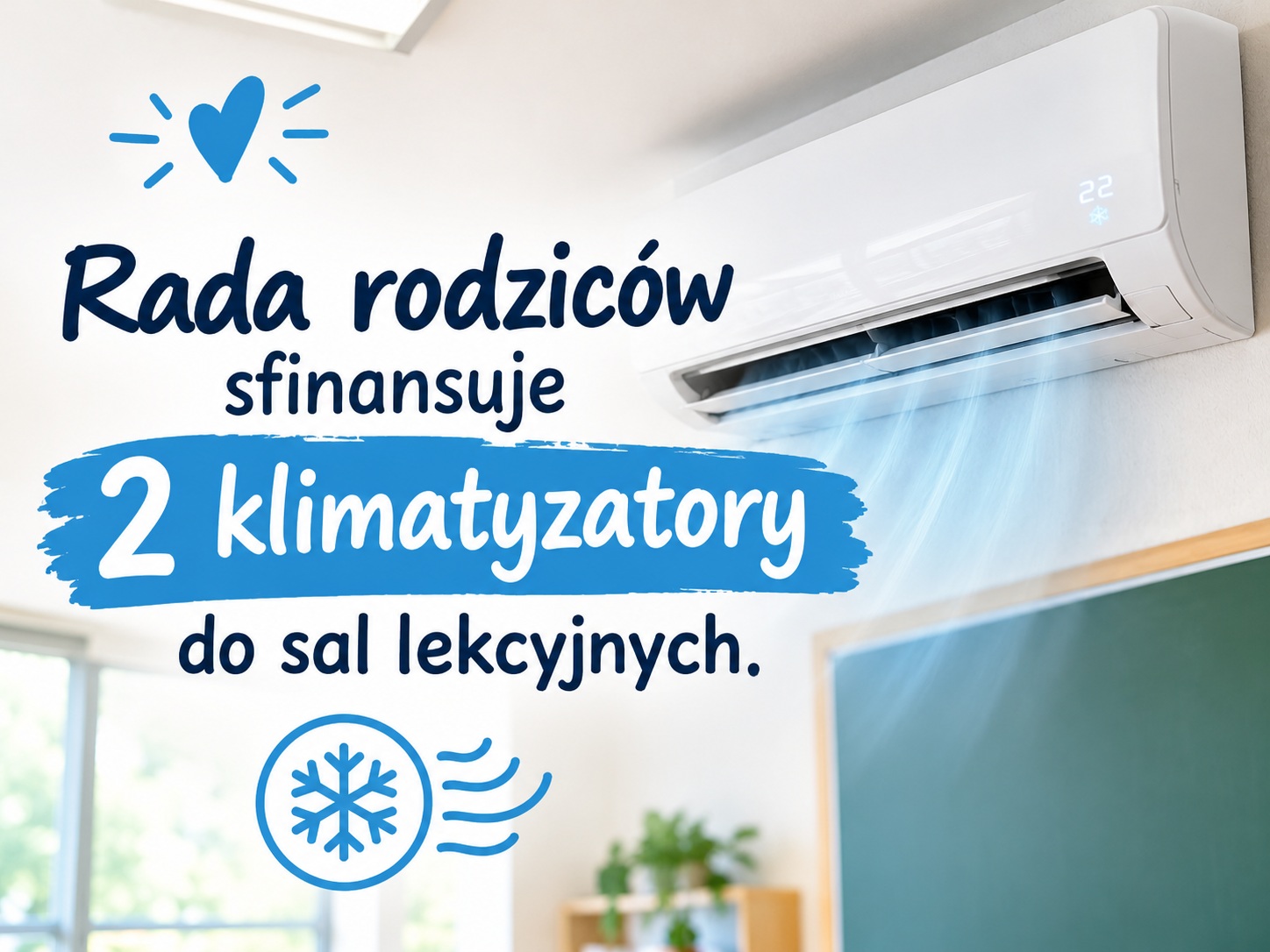 Więcej o: Trwa montaż przyłącza elektrycznego pod 4 nowe klimatyzatory w salach lekcyjnych