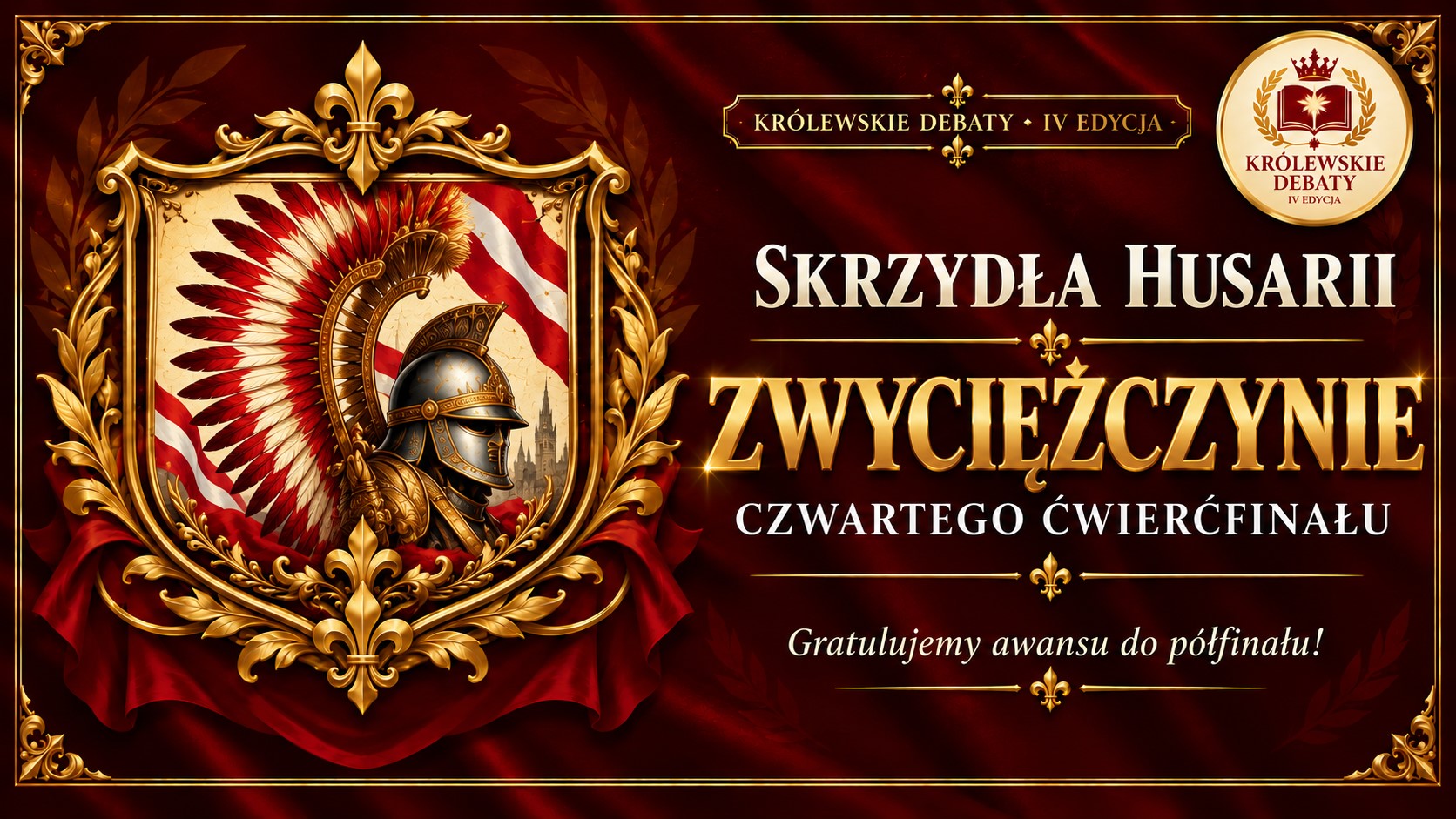Więcej o: Ćwierćfinały Królewskich Debat zakończone — przed nami półfinały